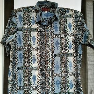 CORAL REEF HAWAIIAN ALOHA SHIRT